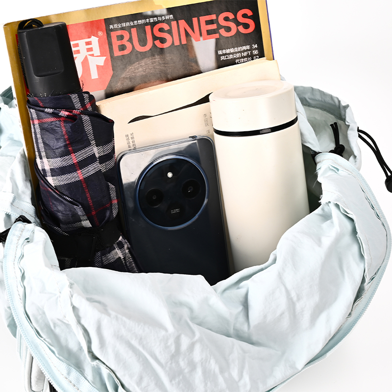 Foldable Convertible Backpack Multi-Functional Travel Bag, Portable Lightweight Storage Pack, Unisex Casual Large Capacity Small Bag - Image 5