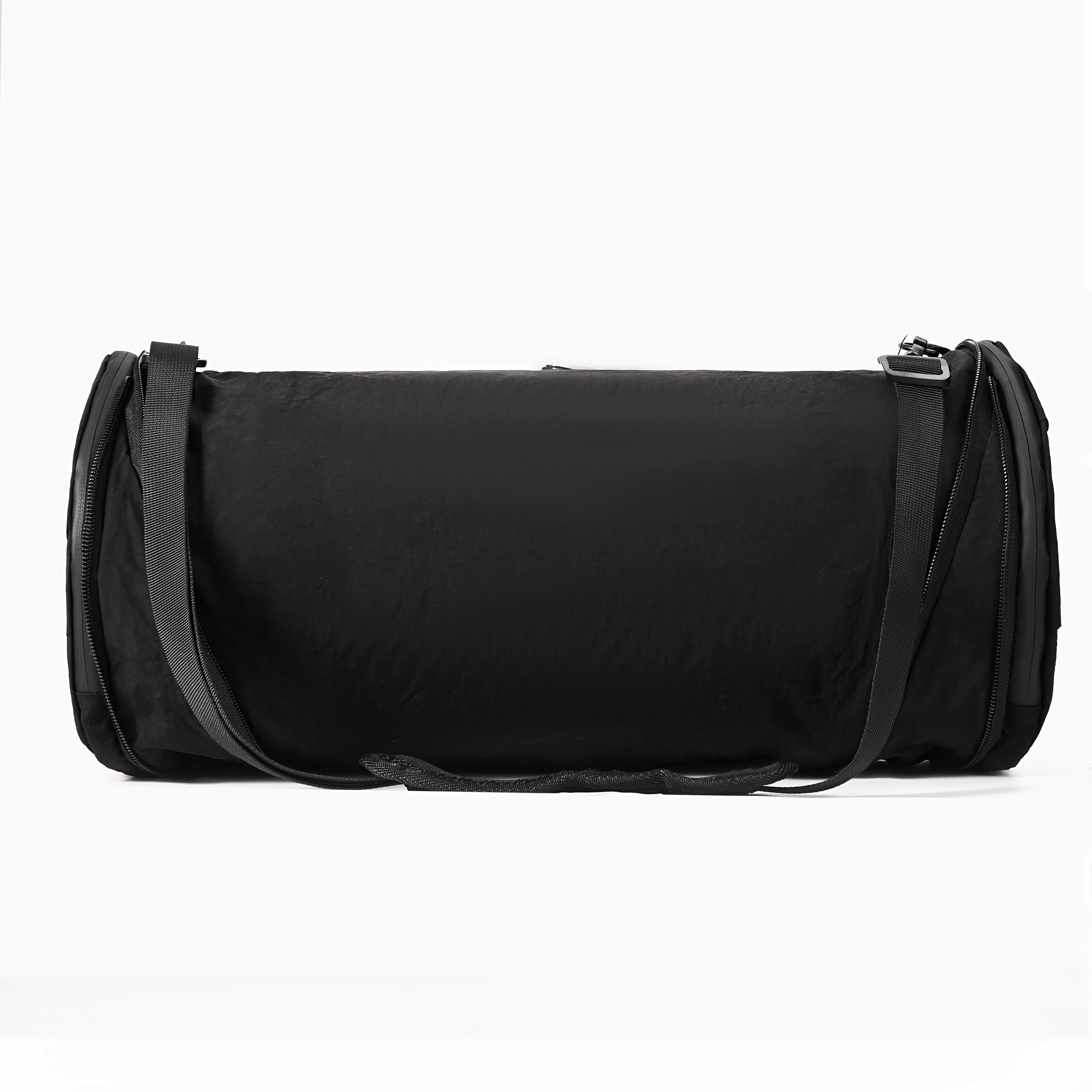 small round foldable nylon duffel gym bag packable Yoga travel bag - Image 15