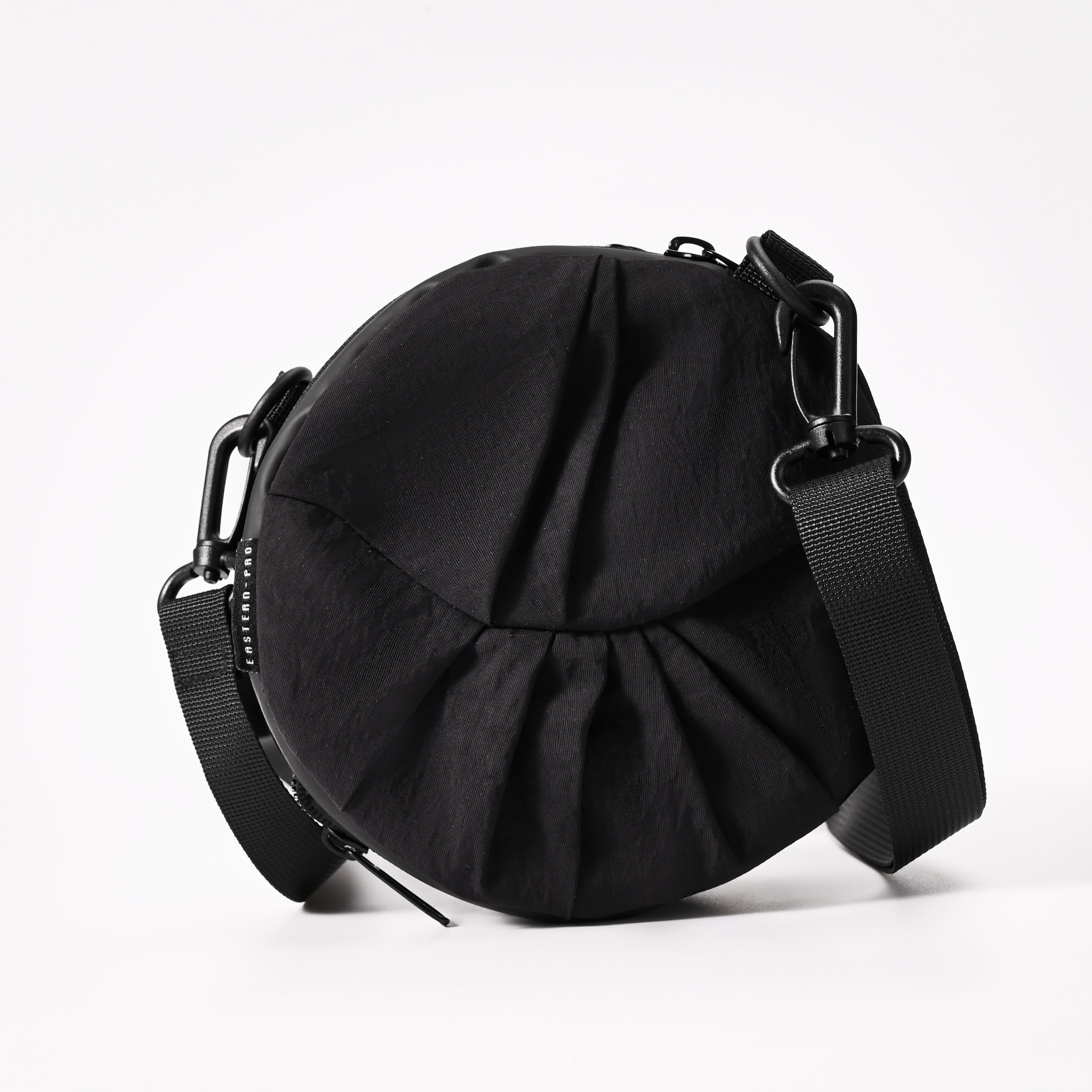 small round foldable nylon duffel gym bag packable Yoga travel bag - Image 17