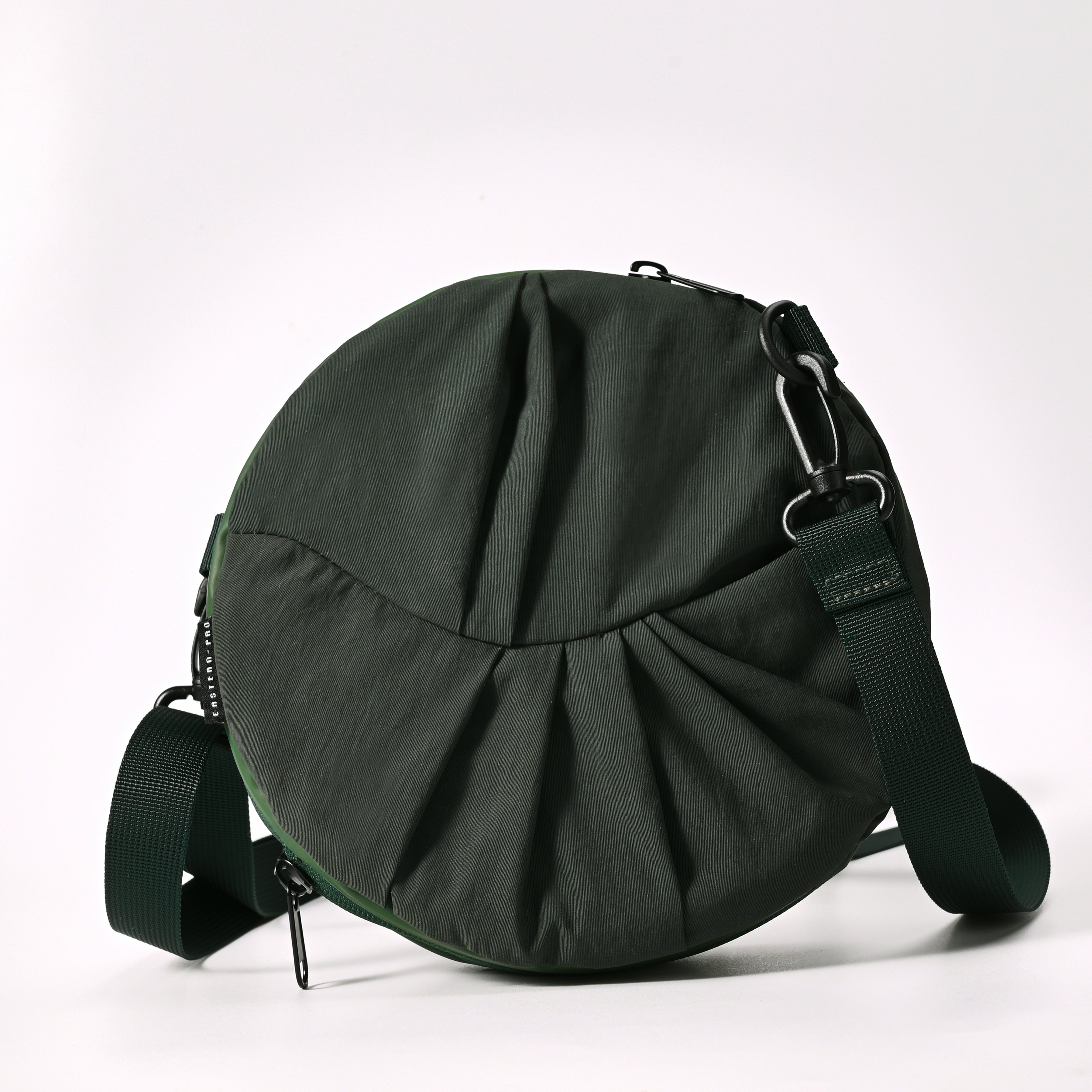 small round foldable nylon duffel gym bag packable Yoga travel bag - Image 18