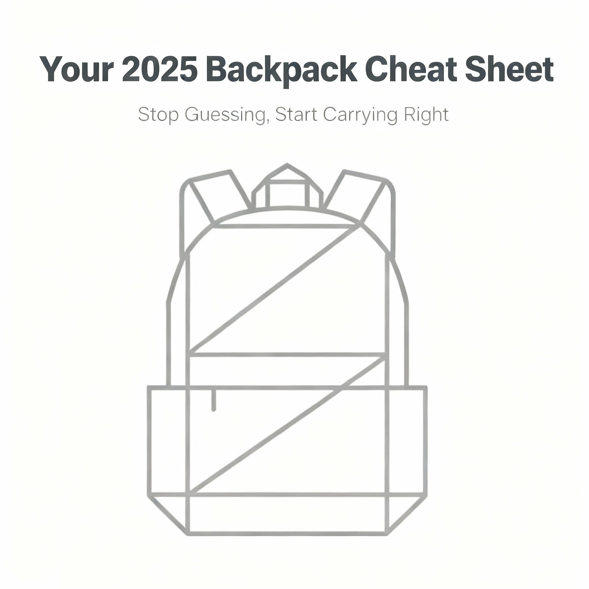 Your 2025 Backpack Cheat Sheet: Stop Guessing, Start Carrying Right